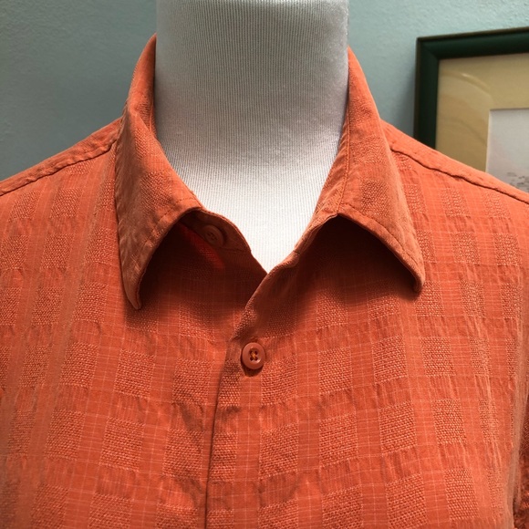 Age of Wisdom MAN’s Casual Textured Weave Shirt - Picture 2 of 10